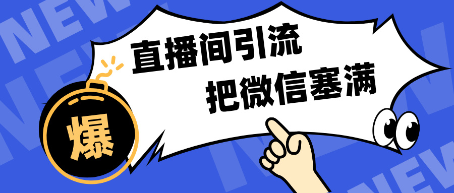 短视频直播间引流，单日轻松引流300+，把微信狠狠塞满，变现五位数-91项目网