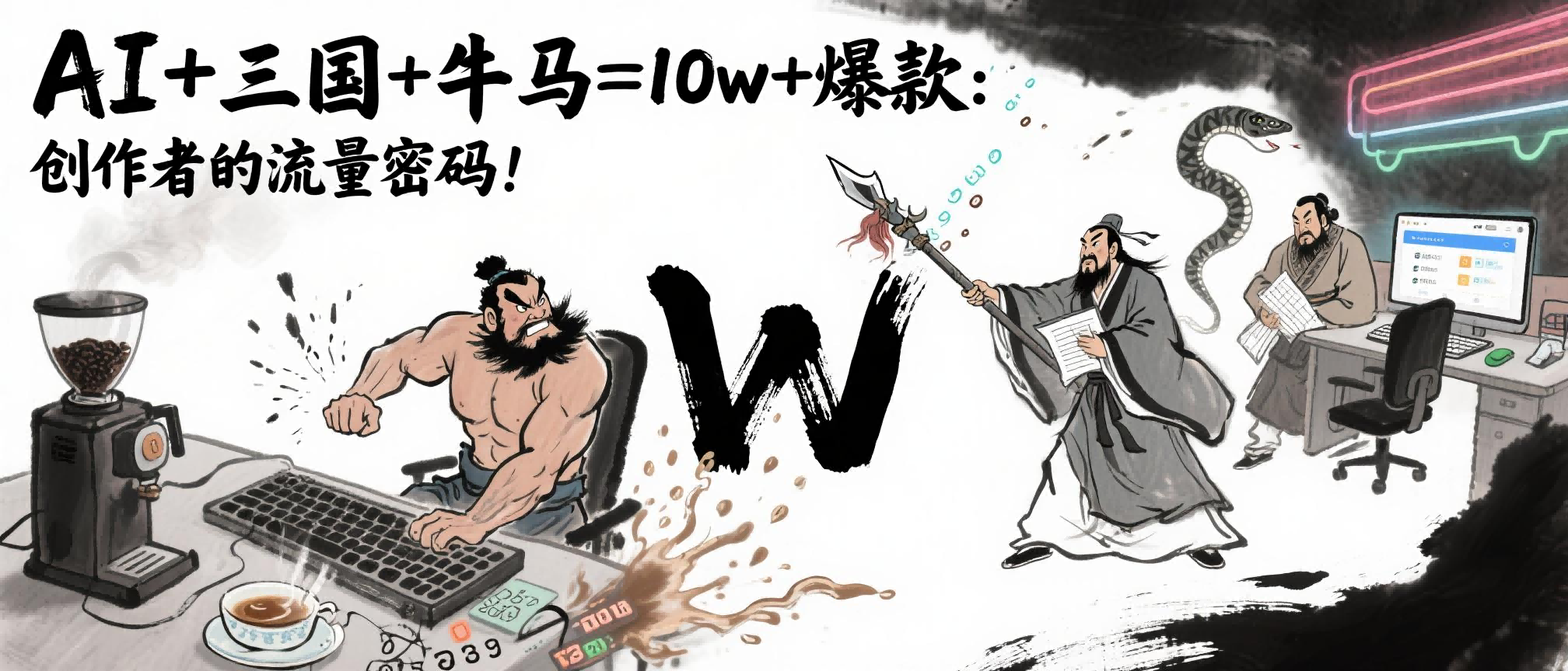 AI+三国+牛马=10w+爆款：创作者的流量密码！-91项目网