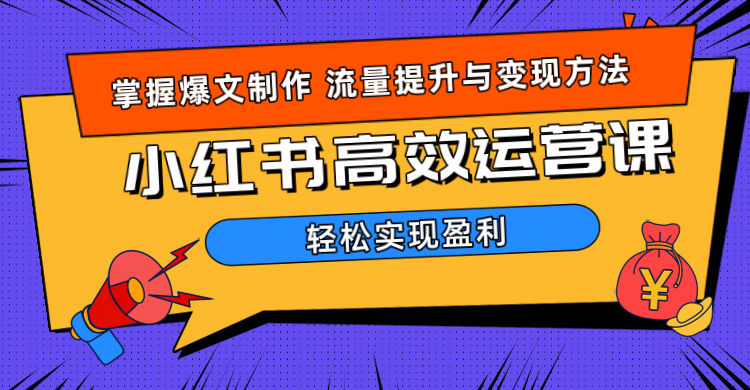 价值980小红书运营操作指南-项目网