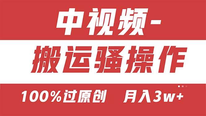 【中视频新思路】双重去重100%过原创，无脑搬运一键多渠道发布，一人可…-项目网