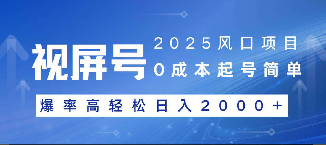 视频号躺赚5.0 最新玩法 强撸广告 小白轻松上手-项目网