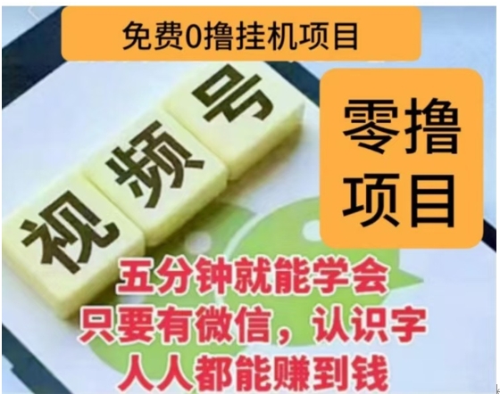 微信视频号挂机零成本撸米项目，单号一天收益多米，帐号越多收益就越高！-项目网